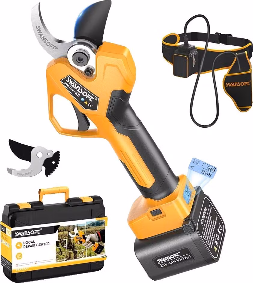 Potatori elettrici, motore brushless, sistema a doppia batteria, 4 Ah, due batterie
