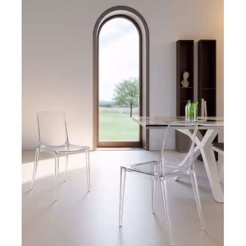Sedia in policarbonato Agatha - Stones