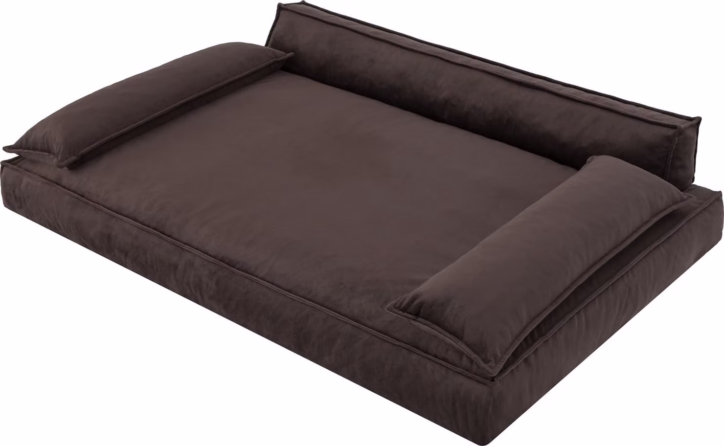 Letto per cani Divano per cani Cuscino per cani Cesto per cani Divano per cani Letto per animali Cesto per cani Divano per cani, facile da pulire, marrone, misura XXL: 120x77 cm