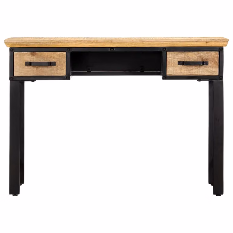 Scrivania 110x50x76 cm in Legno Massello di Mango