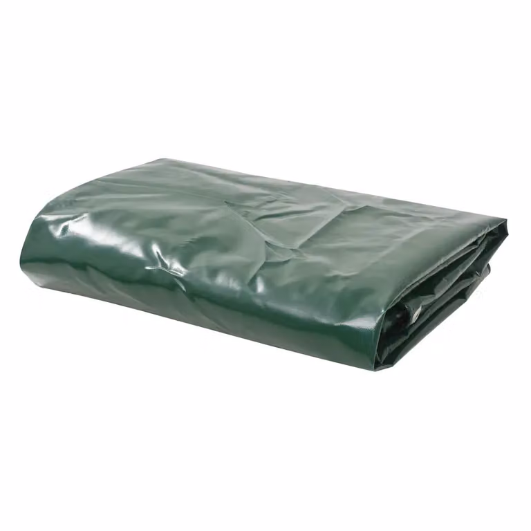 Telo verde con rivestimento in PVC vidaXL