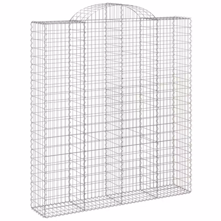 Cesto Gabbione ad Arco 200x50x220/240 cm Ferro Zincato