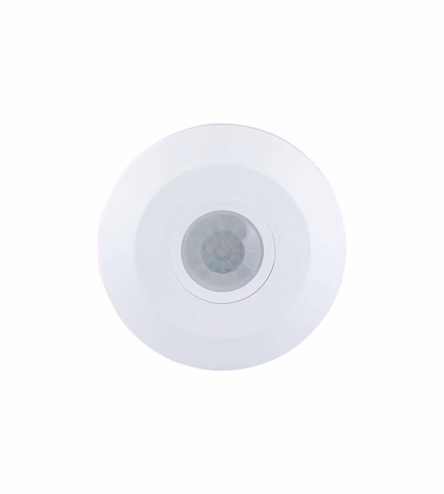 Sensore di Movimento a Infrarossi 360° Montaggio a Plafone Colore Bianco (Max 1000W) IP20