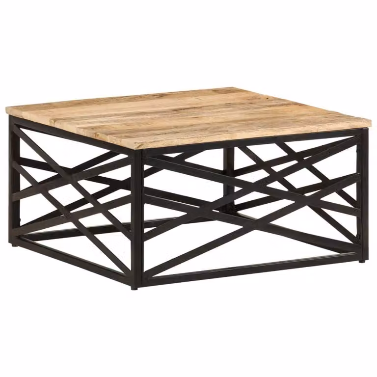 Maison Exclusive - Tavolino 68 x 68 x 35 cm, in legno massello di mango