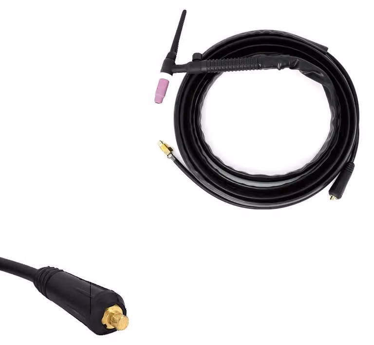 Torcia per saldatura TIG, controllo della portata del gas regolabile, compatibile con le macchine WP17V, torcia per saldatura TIG, WP17V