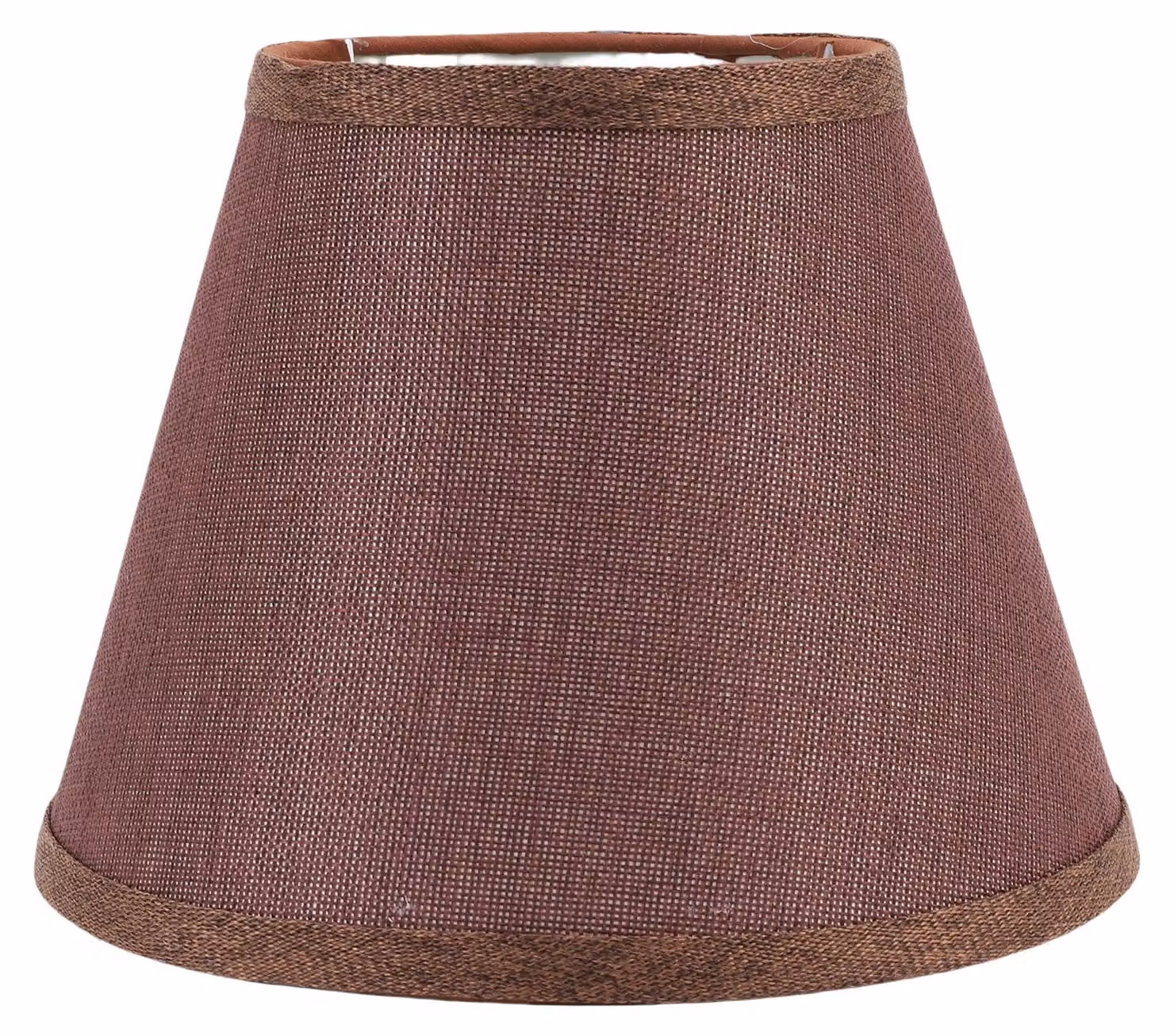 Lampada da tavolo, paralume in tessuto, realizzata a mano, decorativa, attacco E27, per la casa, l'hotel, la camera da letto, il soggiorno, color caffè