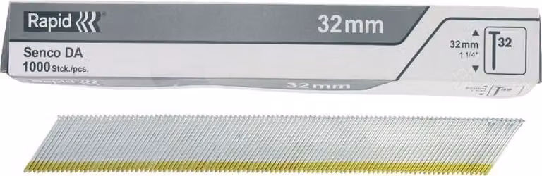 Rapid Tools 40104410 Chiodi Rapid tipo 32, 64 mm, zincati, con rivestimento in resina