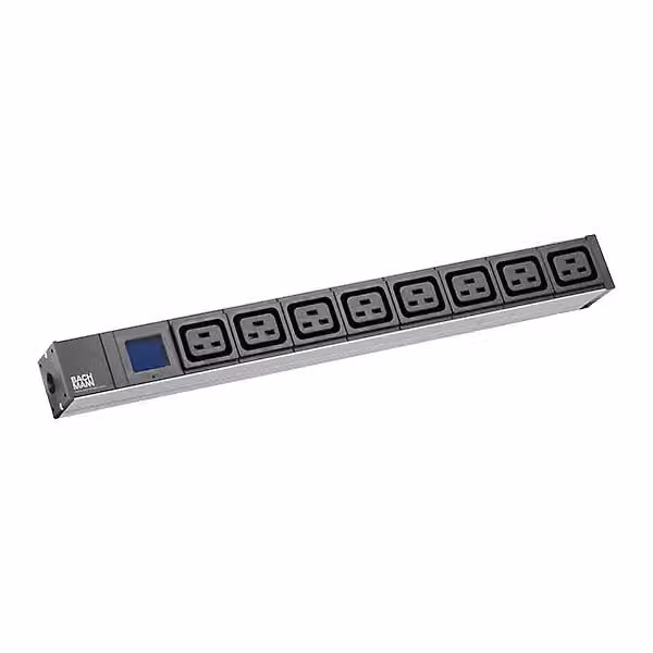 BACHMANN BN0500 19 pollici 1U 8xC19, alimentazione 2,0m CEE7/7