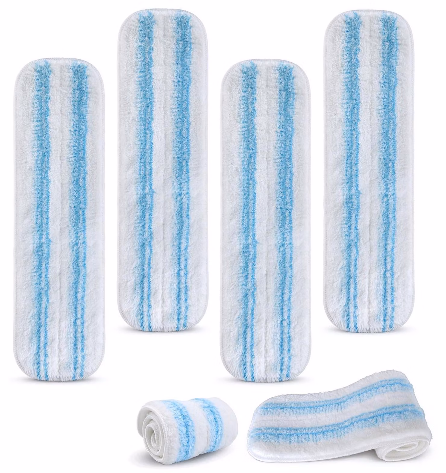 4 rivestimenti di ricambio per mop a secchio Vileda H2PrO, in microfibra, 40,5x11 cm