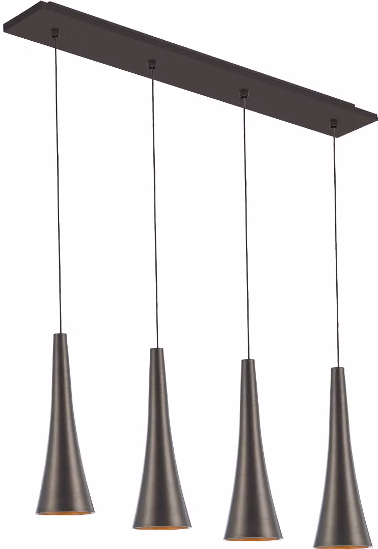 Lampada a sospensione LED MADERA 20W, 3000K, caffè, L: 69 L: 85 H: 120 cm