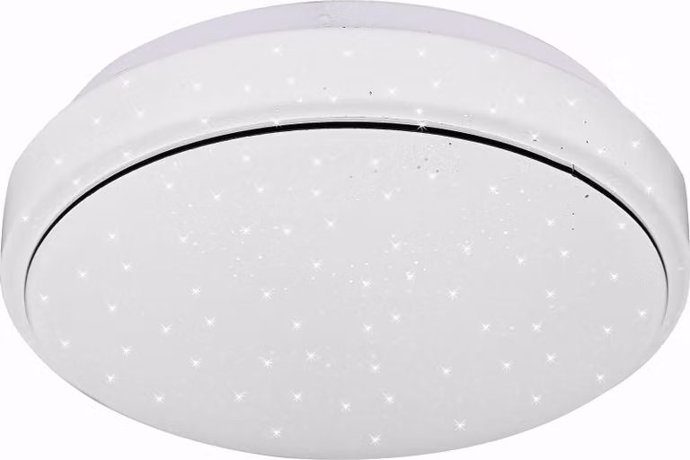 Plafoniera LED rotonda JASPER bianca 12W, luce bianca neutra 780 lm, acrilico, dimensioni: 6,5 x 26 x 26 cm, IP44, Candellux