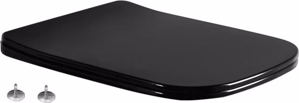 Mexen Teo tavoletta a chiusura rallentata slim, duroplast, nero opaco - 39060185