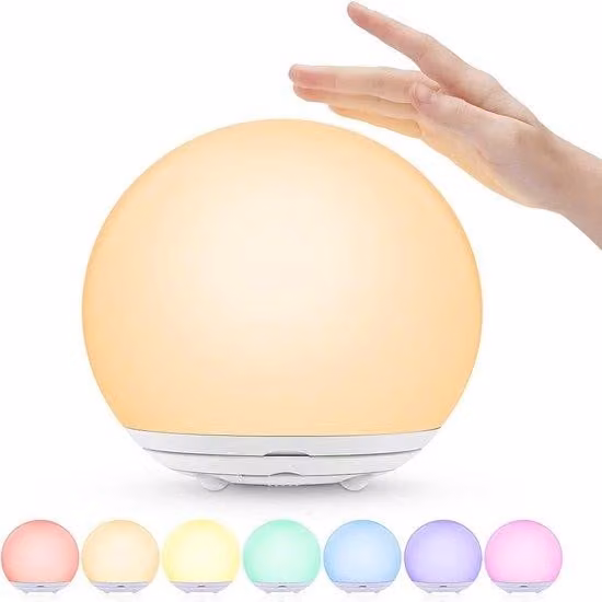 Lampada d'atmosfera compatta da 5 W con luce calda e timer