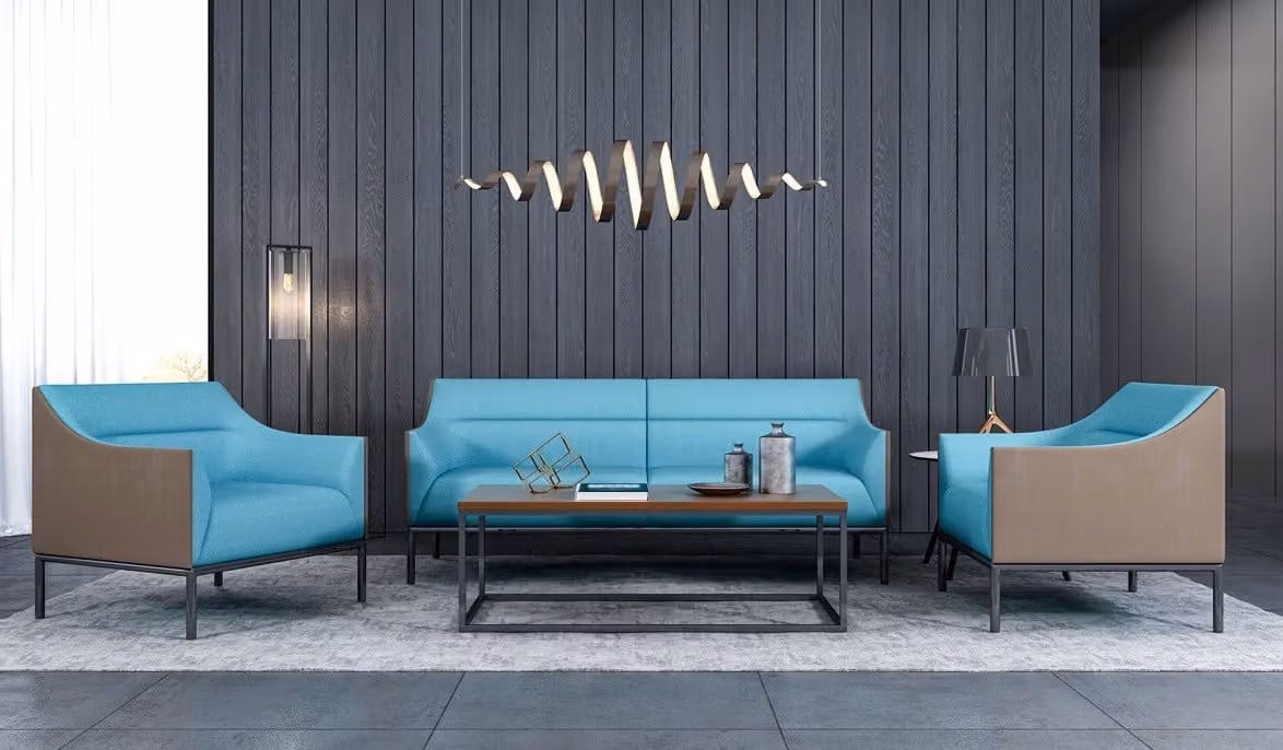Sofa 3+1+1 Sitzer Textil Sofas Couch Polster Garnitur Sofagarnitur Couchen