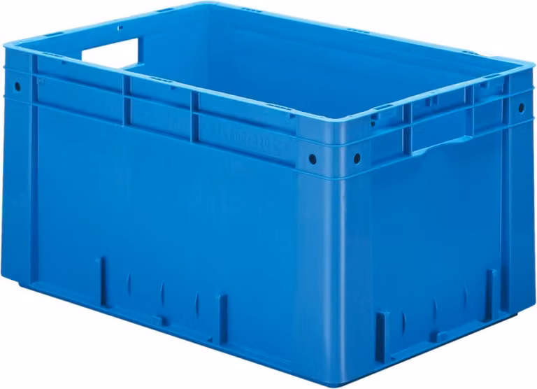 LA-KA-PE Contenitore da trasporto impilabile L600xL400xH320mm - VTK 600/320-0 ROSSO