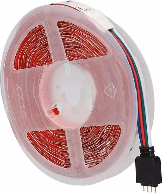 Striscia LED KsixLED Pacchetto LED 2 x 5 m, RGB, illuminazione a 16 colori, telecomando, IP20