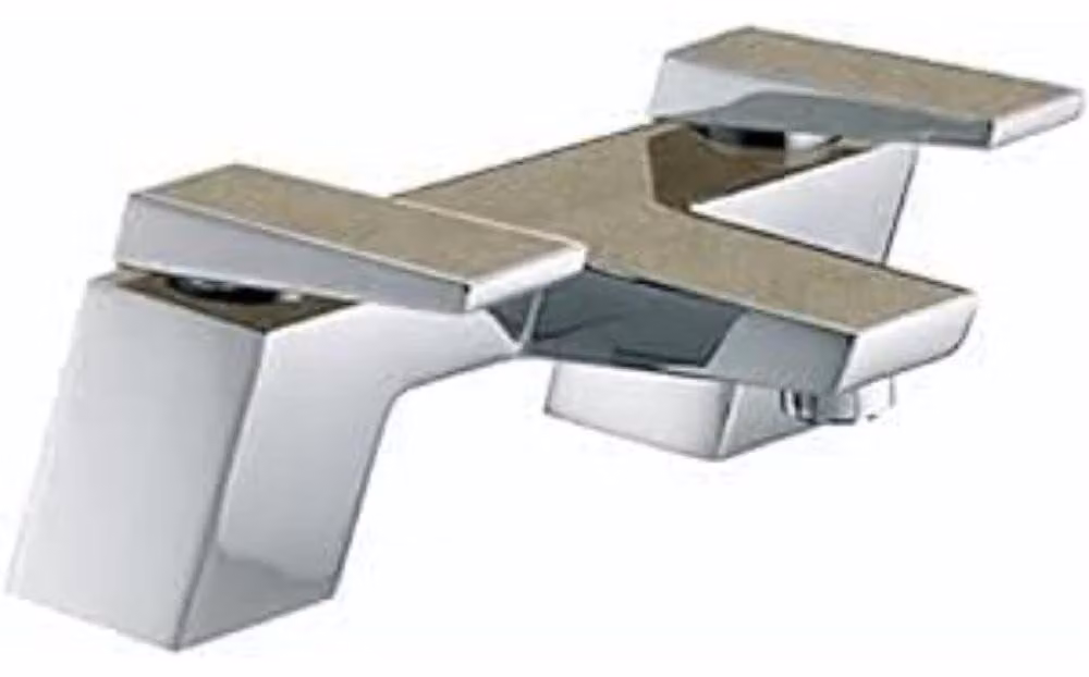 Scarico per vasca Bristan msai BF CS Metallix Sail, finitura champagne, cromo/champagne