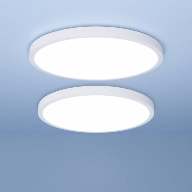 Lampada da bagno, 18W, 1930 lumen, plafoniera LED ultrasottile, 6500K, luce bianca fredda