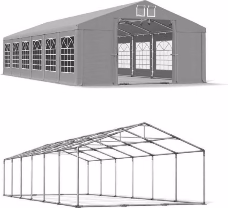 Tenda estiva 6x12 Grigio SUMMER PLUS ISD