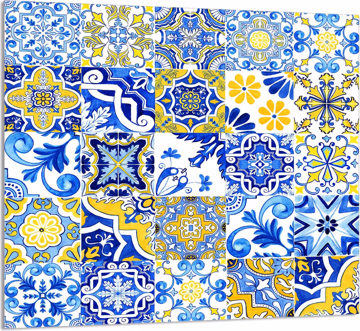 PIATTO IN VETRO PER CUCINA 65x60 Mosaico