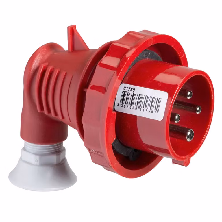 Schneider Electric Spina industriale, angolazione 90°, 16 A, 3p+N+E, 380-415 V CA, IP67 81759