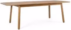 Tavolo da esterno allungabile Danubio in legno di essenza trattata marrone L: 180-240 cm, P: 100 cm, H: 75 cm