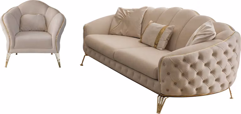 Sofagarnitur 3 3 1 Sitzer Modern Komplett Set Polster Garnitur Couchgarnitur