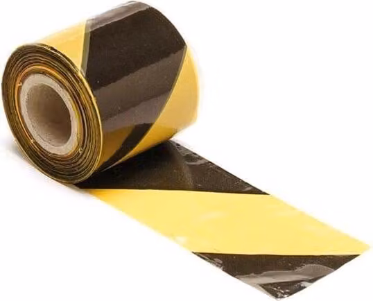 Izzy - Nastro di segnalazione Izzy 250 m giallo/nero | Rotolo 1 pezzo