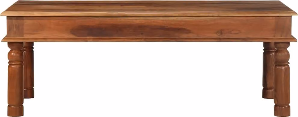 Tavolino da Salotto 110x60x40 cm in Legno Massello di Acacia