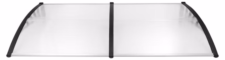 Schermo solare trasparente - 200x90x24 cm - Resistente ai raggi UV e alle intemperie