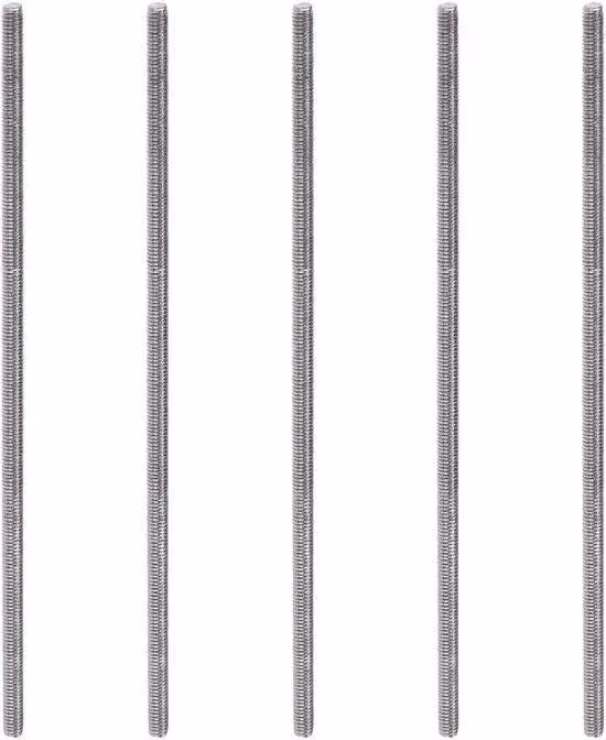 Set di cacciaviti in acciaio inossidabile 304 - 5 pezzi - M3 x 100 mm - Supporti/Morsetti - Argento - Viti di fissaggio