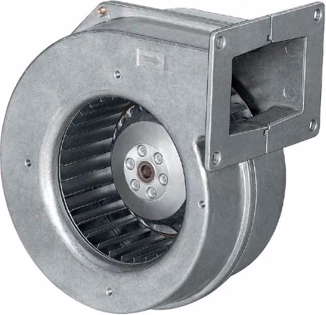 Motore Ventilatore Centrifugo EBM-PAPST per Stufa a Pellet G2E120-AR77-01, Colore Argento, 105W, Diametro: 178 mm