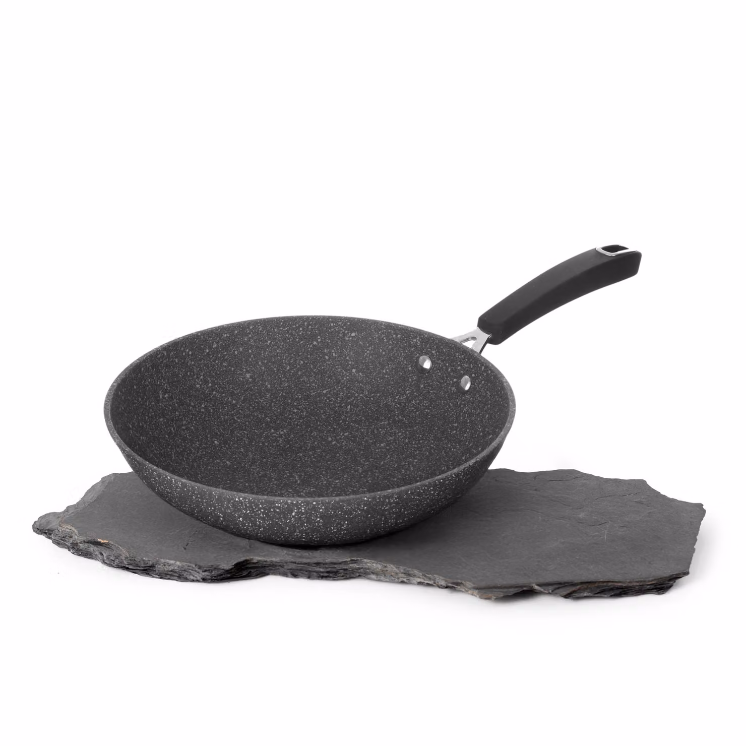 Wok New Petra Dark Kasanova con rivestimento antiaderente, diametro 28 cm, colore nero – 2