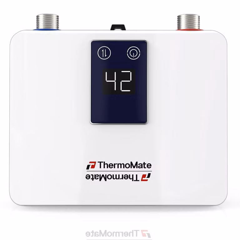 Scaldabagno istantaneo compatto, 5,5 kW, 3 litri al minuto, per lavabi, senza spina