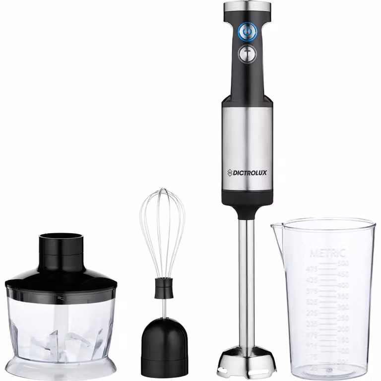 Dictrolux Multirobot da Cucina 3in1 Power Plus in Acciaio Inox, Argento, 700 Watt