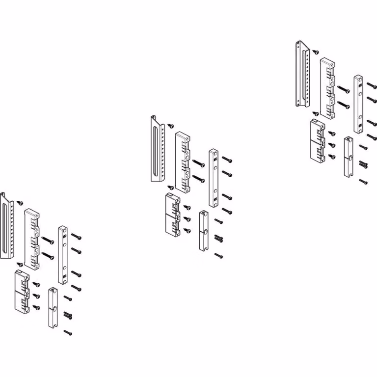 Modulo barra collettrice ABN profonda 3-4FB/3RE 60 mm per CU 12x5 - 30x10 mm, a 5 poli, EBM 32 mm MTS43605