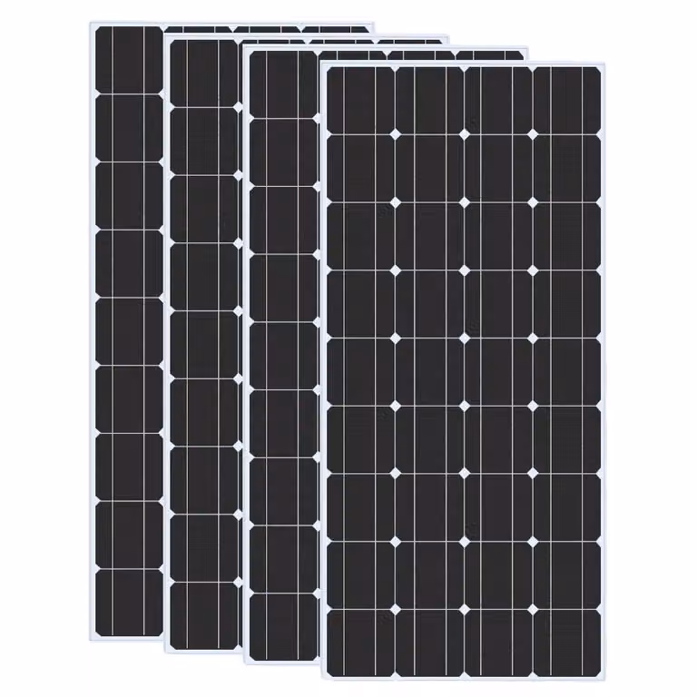 Pannello solare, vetro temperato, antivento, 480W