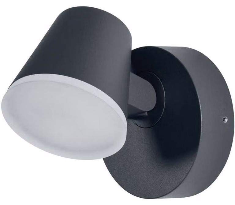 Lampada da parete e da soffitto a LED Osram, lampada per esterni, bianco caldo, Endura Style Midi Spot I
