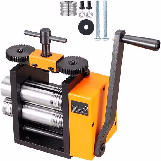 Macchina piegatrice multifunzione 3-in-1 per gioielli, con spessore regolabile da 0,03 a 6,5 mm