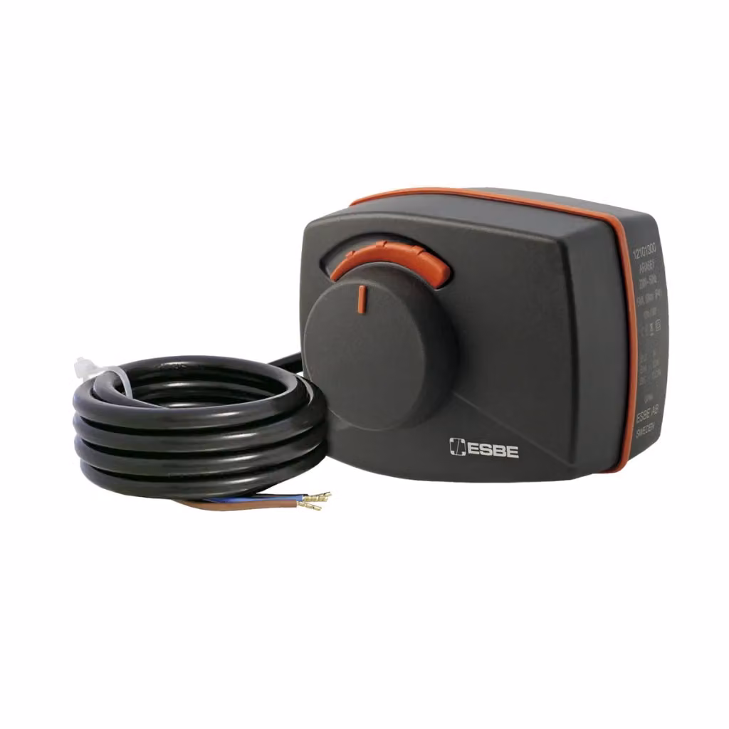 Attuatore a 2 punti Esbe ARA645 230 V con rotazione di 90 gradi e coppia di 30 N, colore nero – 2