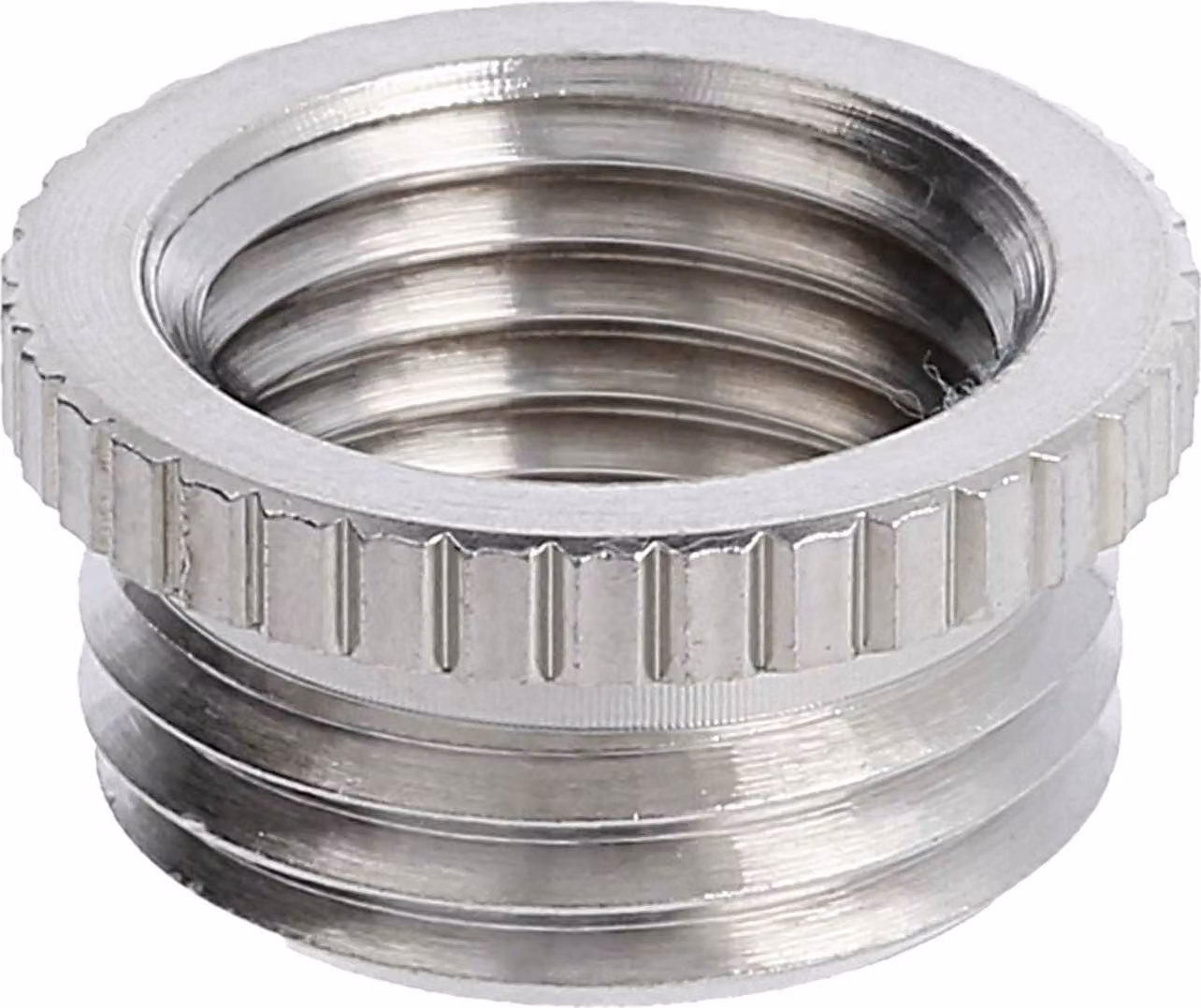 WISKA Riduzione PG/PG da PG9x1,41 a PG7x1,27 MRR-09/07 tondo ottone (CuZn) nichelato Filettatura di collegamento 6,0 mm - 1