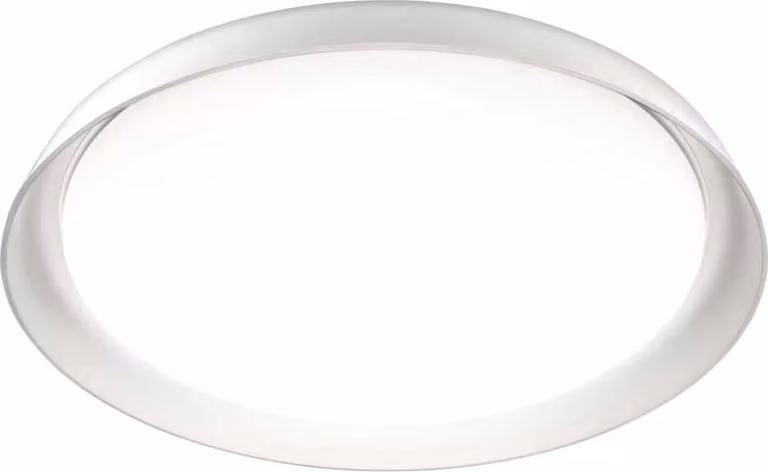 LEDVANCE SUN@HOME, plafoniera LED bianca, 26W, dimmerabile, 2100Lm, temperatura di colore regolabile da 2200 a 5000k, diametro 43 cm, altezza 7 cm. Plafoniera da parete e soffitto controllabile tramite Alexa, Google o app, con tecnologia Smart+ Orbis e co