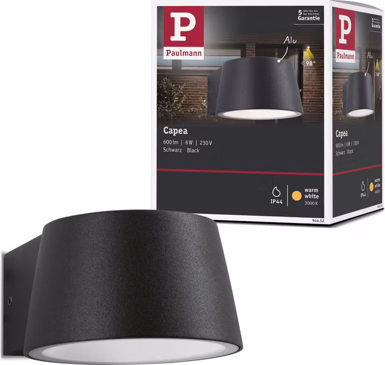 Paulmann Lampada da parete per esterni a LED Capera