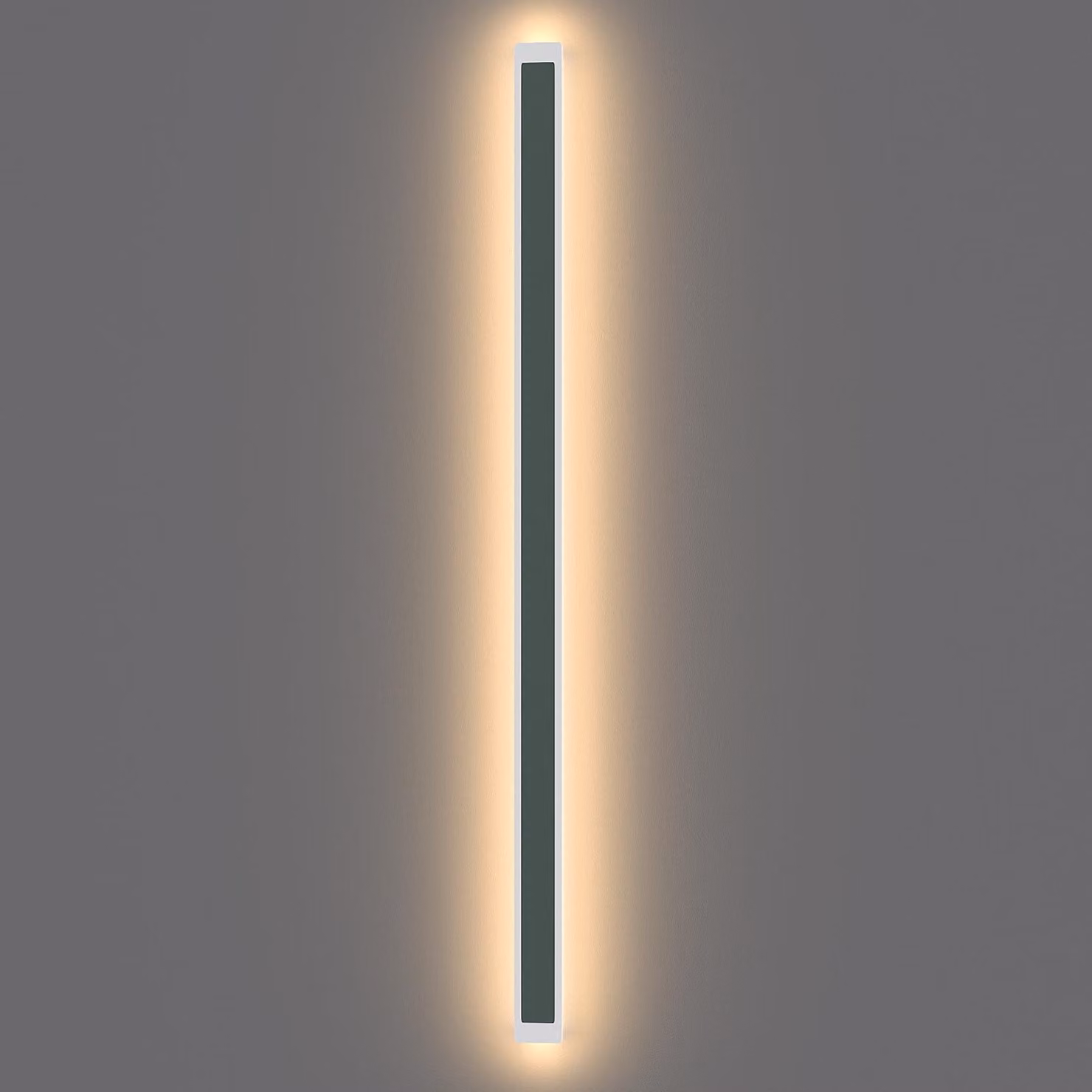 Lampada a LED da parete, 45W, 150cm, colore antracite, grado di protezione IP65, temperatura di colore 3000K, flusso luminoso 3855 lumen