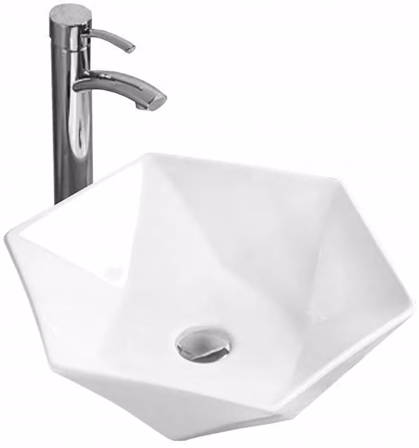 Mexen Mery lavabo da appoggio 48 x 41 cm, bianco - 21984800