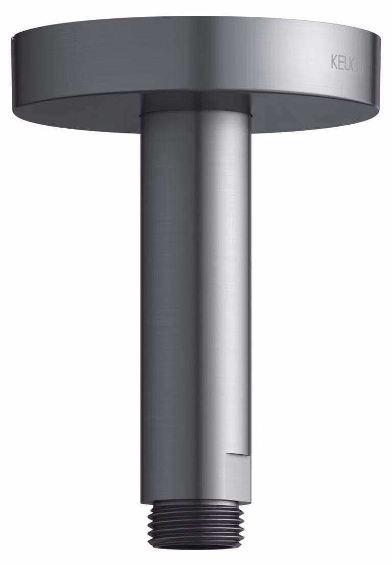 Bras de douche KEUCO, raccordement au plafond, rond, saillie 100 mm, 51689130100, 51689130100