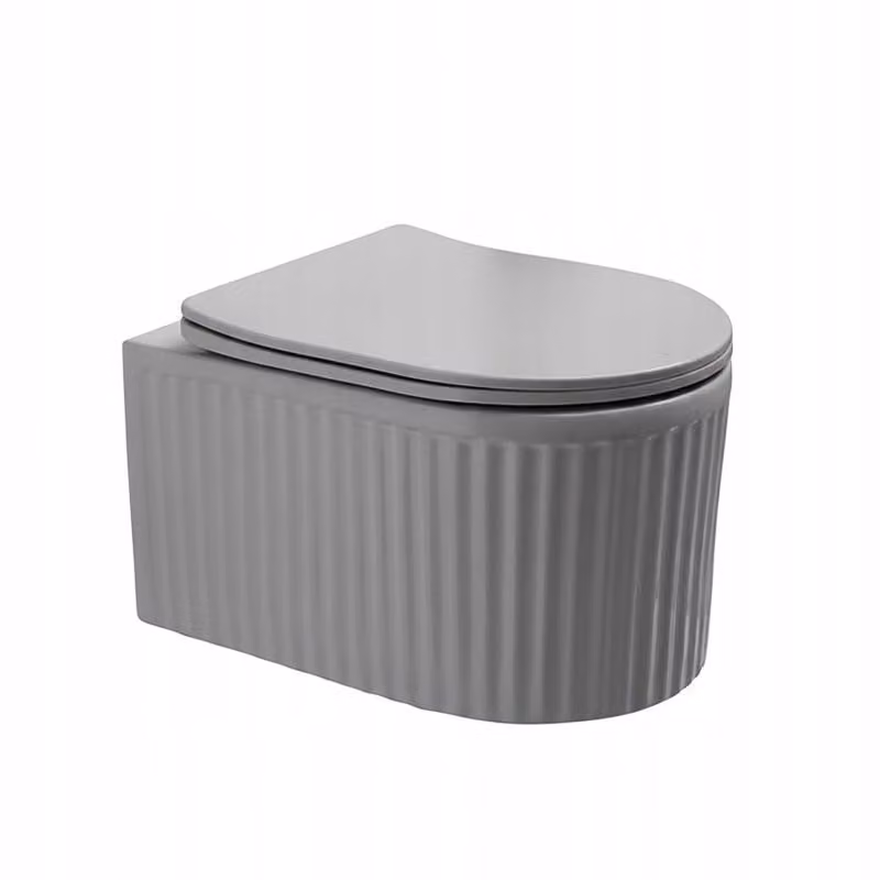 WC sospeso WC sospeso Sedile WC Vaso WC Grigio