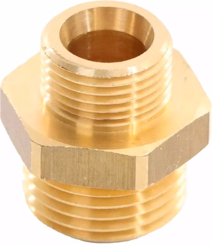 Elmag 42390 Doppelnipple in ottone Ag 3/8 X Ag 1/2