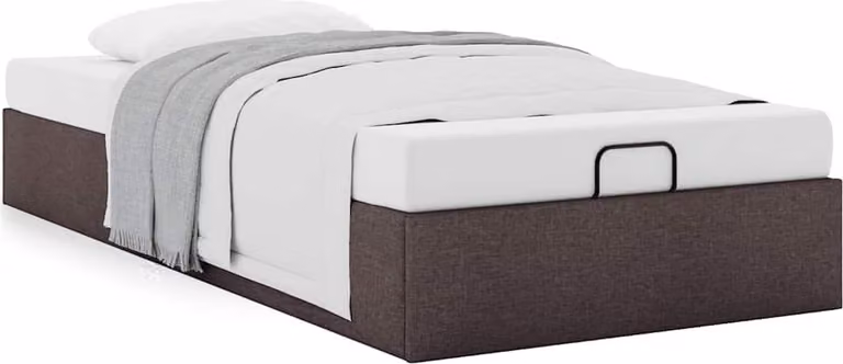 Struttura Letto Pouf senza Materasso 90x200 cm in Tessuto