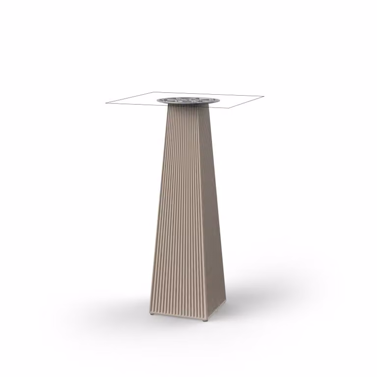 Base tavolo Gatsby Vondom quadrata 30x30x105cm